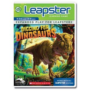 🍒4 for $20🍒 Leapfrog Leapster Learning Game Scholastic Digging for Dinosaurs